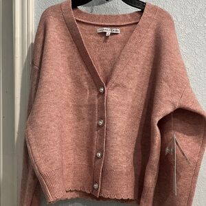 Celebrity Pink V-Neck Sweater - Pink